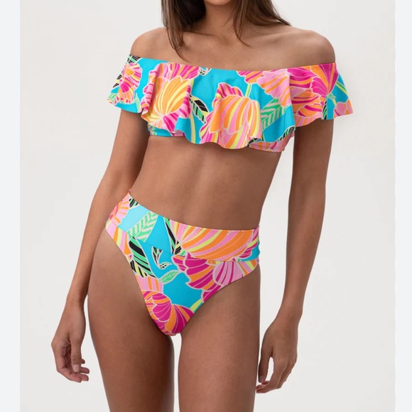 Trina Turk Poppy Two Piece Swimsuit NWT